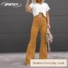 JPNTKY Women's Fashion Casual Solid Color Print Pants & Capris