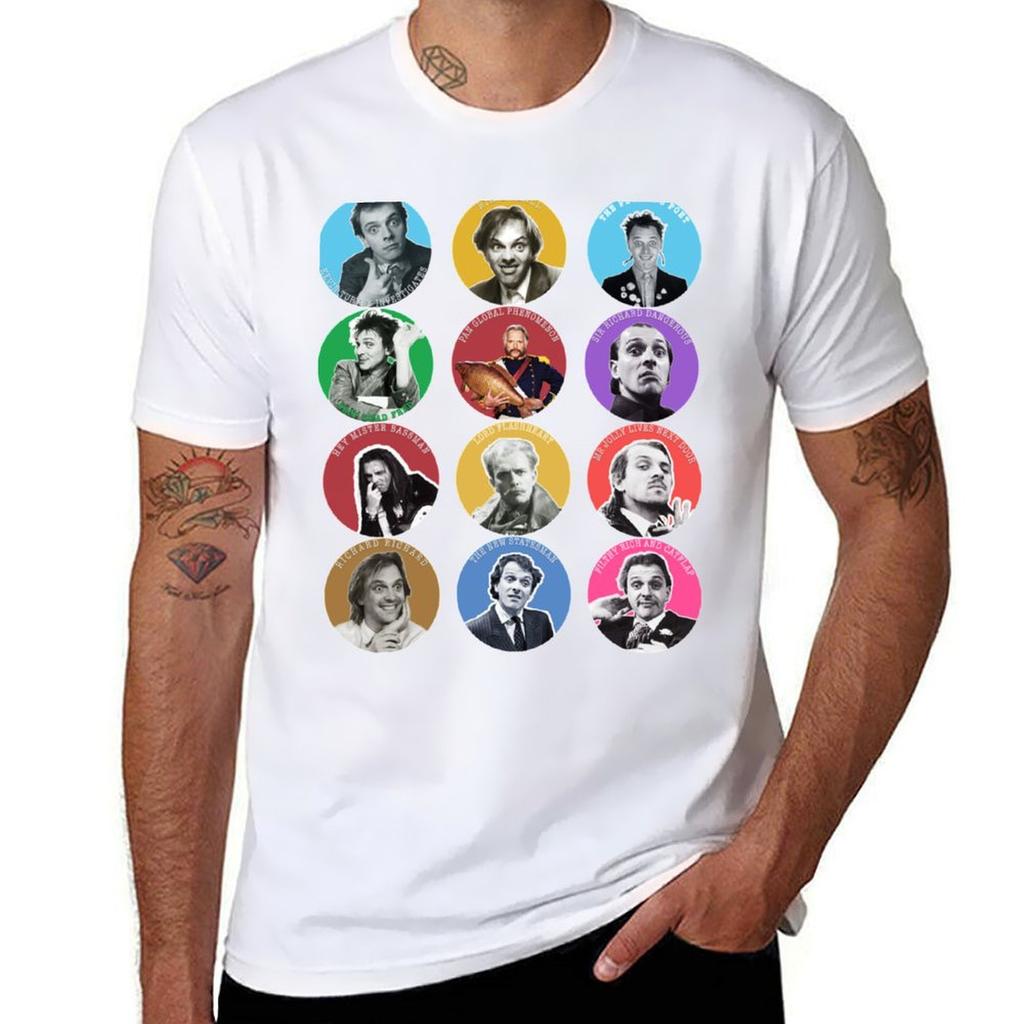 Mega Rik Mayall Collection Tshirt Comfortable Basic Crew Neck Tee