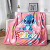 1pc. Cute Stitch Print Blanket, Perfect for Home, Office, Outdoor Use & Gift Idea