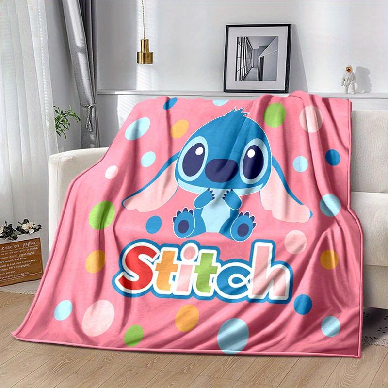 1pc. Cute Stitch Print Blanket, Perfect for Home, Office, Outdoor Use & Gift Idea