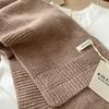 Pure Wool Knitted Women Scarf Solid Color Korea Style Winter Warm Outdoor Scarves Tassel Shawls Pashmina Lady Wrap