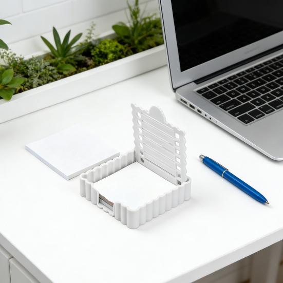 Dispensador de Notas Yousheng com Modelo Organizador de Notas Portátil e Dispensador de Adesivos Caixa de Armazenamento de Mesa Compacta para Blocos de Notas de 3x3 Polegadas Material de Escritório