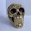Festive Halloween Window Displays Creative Skull Flowers Sculpture, Human Head Skeleton Statue, Collectible Ornaments for Home Decor Decor,