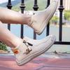 Women's Plus Size Soft Sole Ankle Boots - Spring Hand-Stitched Martin Style Casual Mom Shoes