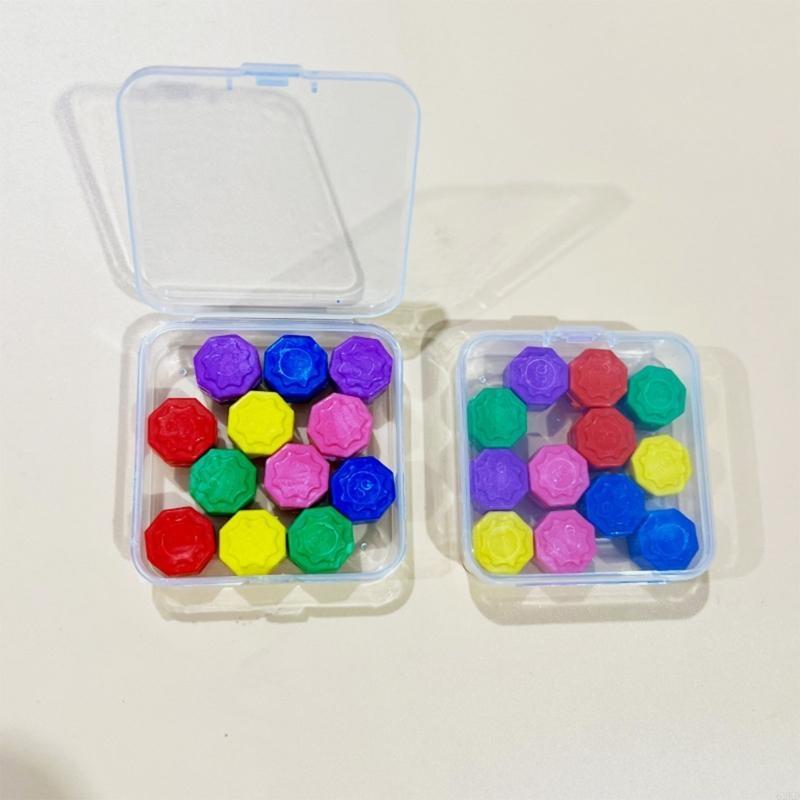 62KD 12pcs Gonggi Stones Set Korean Stone Catching Game Family Friendly for Indoor and Outdoor Entertainment