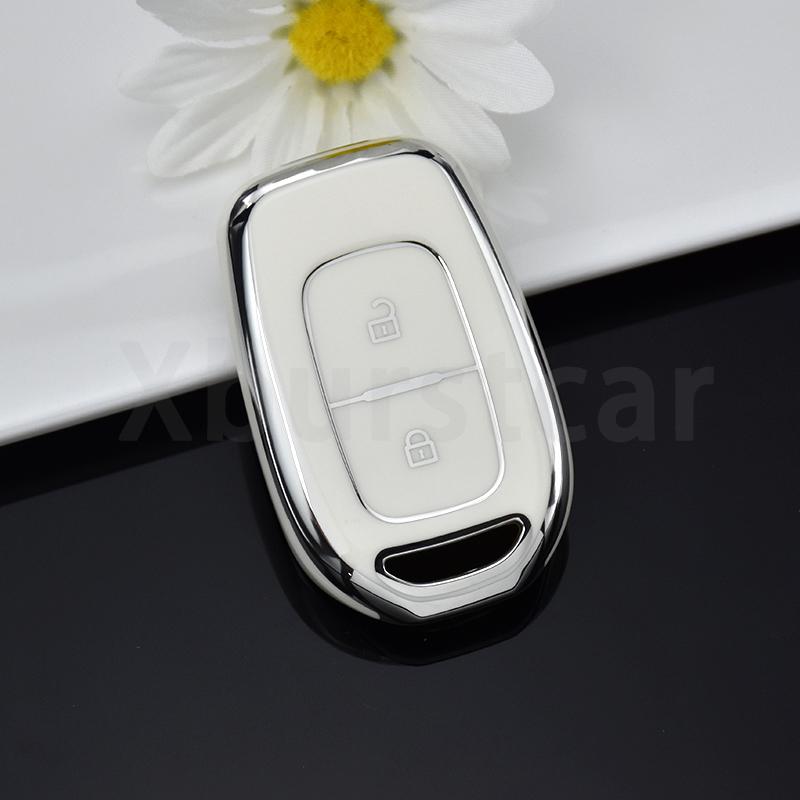 2/3 Button Fob Shell Holder TPU Car Key Cover Case for Renault Kwid Traffic Symbol for Dacia Sandero Logan Duster 2016 2017 2018