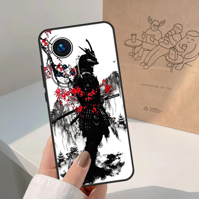 Japanese Samurai Warrior For Honor Magic 7 Lite 5 6 8 Pro Case For Honor 400 200 90 70 50 X8c X8b X9a X9b X9c X9d Win