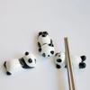 8Pcs/set Cute Writing Brush Pen Holder DIY Ceramic craft Panda Ornament  Dining Table