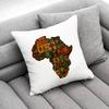 Africa Map ART Throw Pillow Case For 50x50cm 40x40cm 55x55cm 45x45cm 30x30cm Square Bedroom Pillowcase Cover