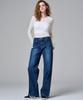 MALOUPE 9114 Mid-Rise Loose Fit Denim (Medium Indigo)