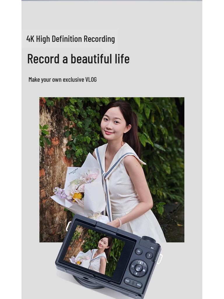 High-Definition Mirrorless Digital Camera for Outdoor and Home Use, Ideal for Students and Events