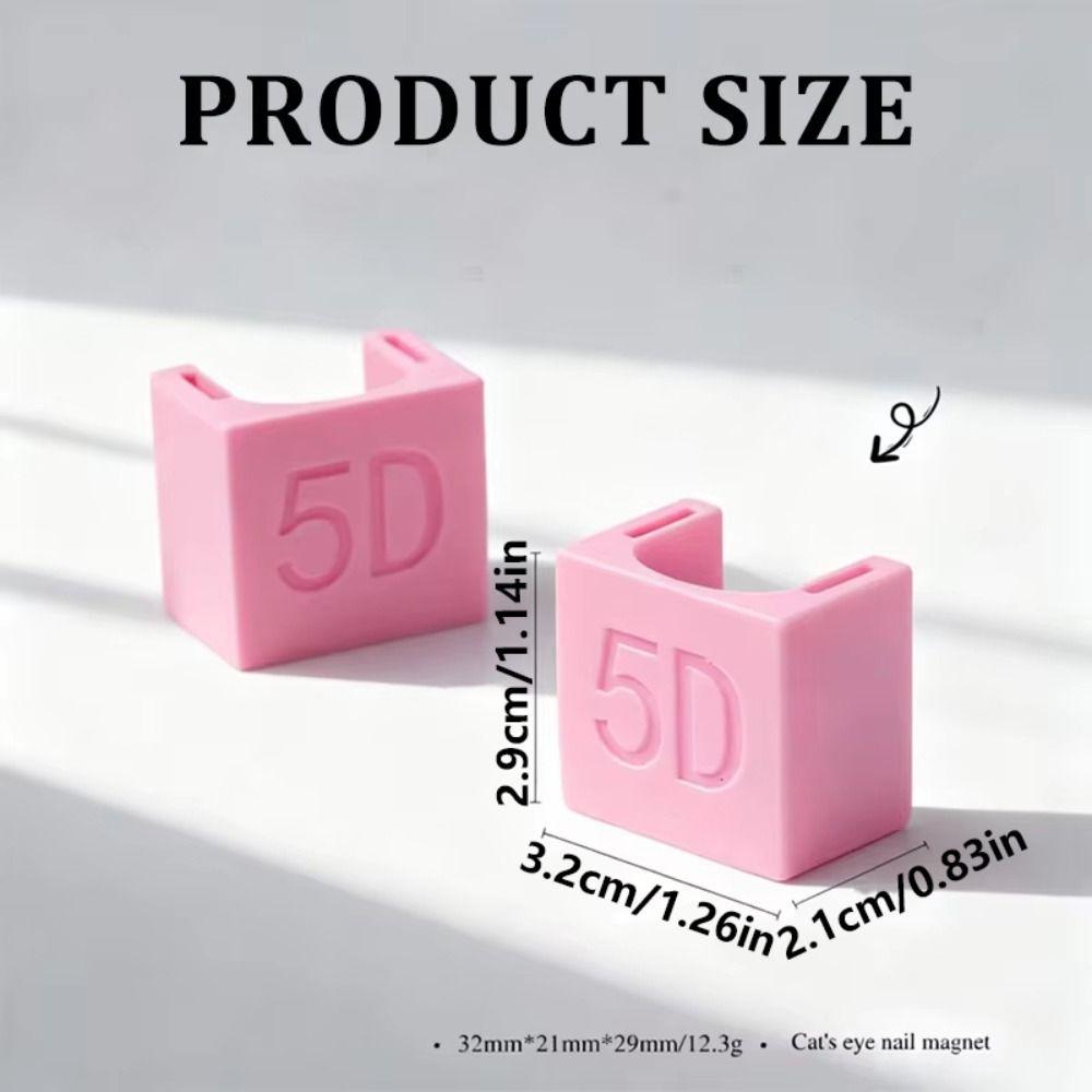 Starker Magnetischer Cat Eye Magnet U-förmiges Design Automatisches 5D Nagel DIY Werkzeug French Nails Herstellung