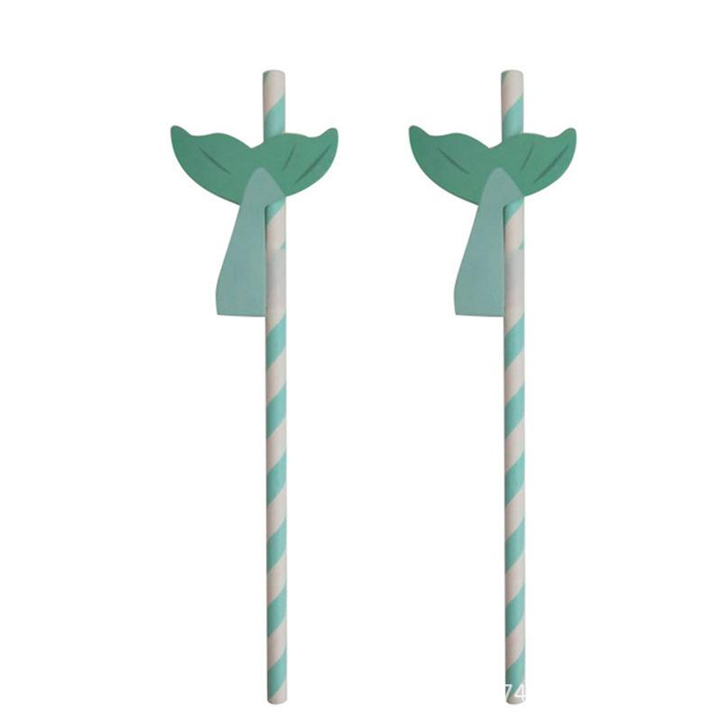 

20pcs Purple Mermaid Tail Honeycomb Disposable Straws Juice Cocktail Mermaid Birthday Party Decorations Drinkware Supplies