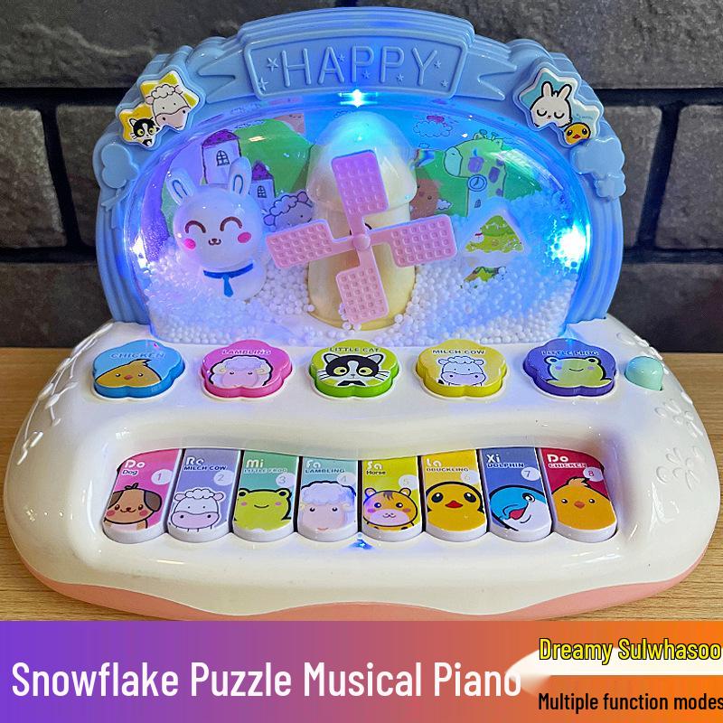 Baby Musical Piano Toy for Early Education, 6-12 Months Boys & Girls