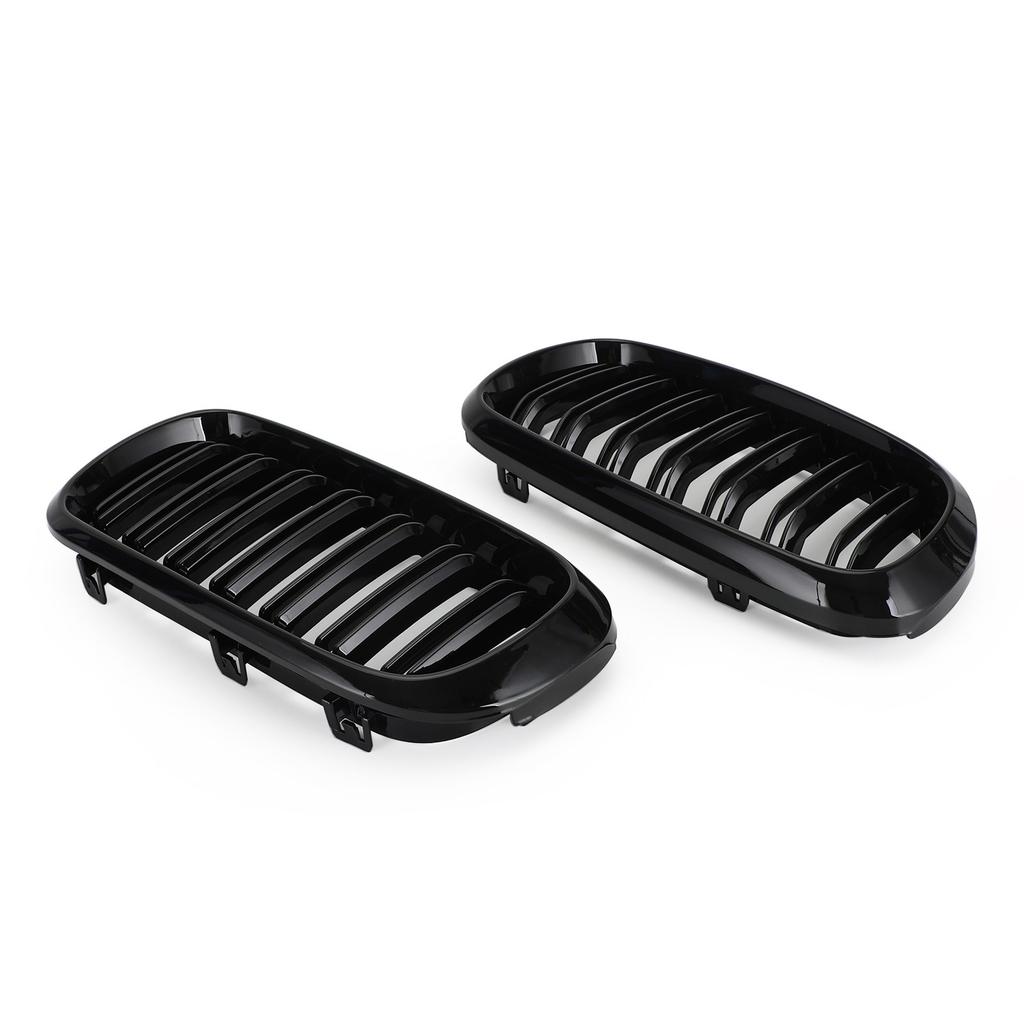 Glänzende Schwarze Doppelnieren-Frontgrill Passend für BMW X5M F85 X6M F86 X5 F15 X6 F16 13-18