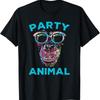 Süßer Schimpanse Party Tier Liebhaber Buntes Affen T-Shirt - Herren Sommer Baumwolle Grafik T-Shirt