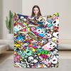 T-Tokidoki-S Warm Soft Blanket  Decorative Plush Throw Blanket Street Trend Couch Chair Flannel Bedspread Sofa Bed Cover