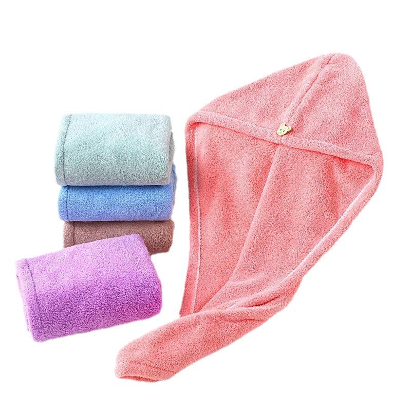 Women's Super Absorbent Quick-Drying Hair Wrap Towel for Long, Thick Hair