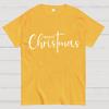 Merry Christmas .Christmas Cross Cotton Summer Casual Cool Loose T-Shirt