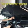 Foldable Car Windshield Sunshade - Heat Insulation & Sun Protection Curtain