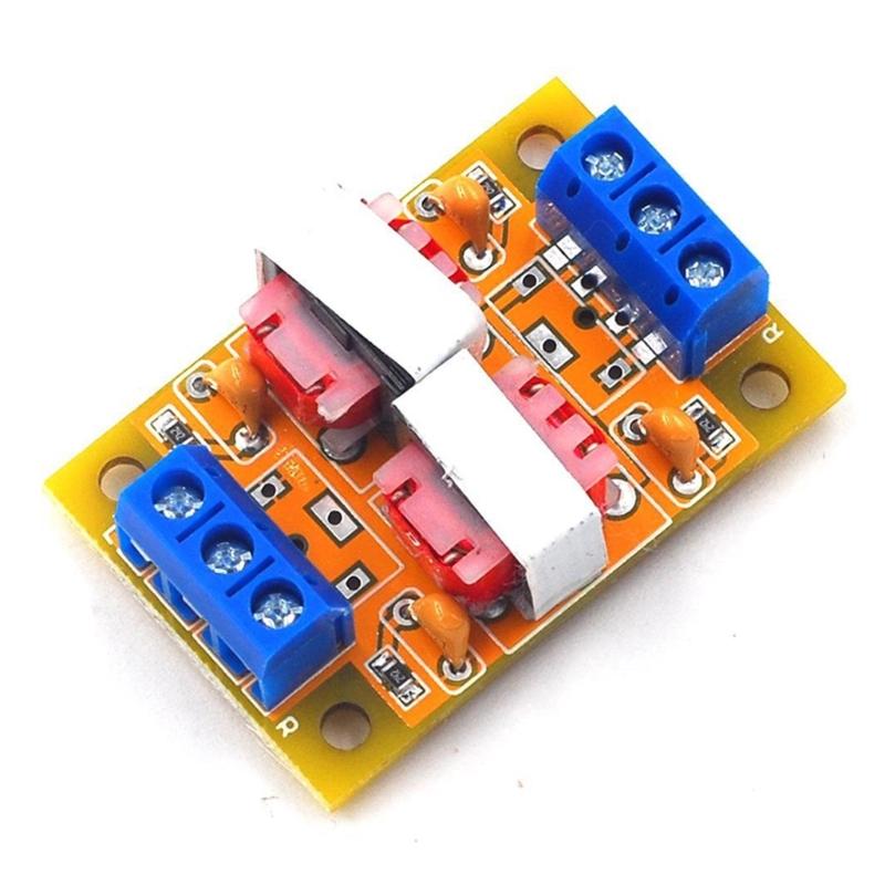 Professional Stereo Sound Noise Filter with 3.5mm and Wiring Terminals For Enhances Signal Clarities