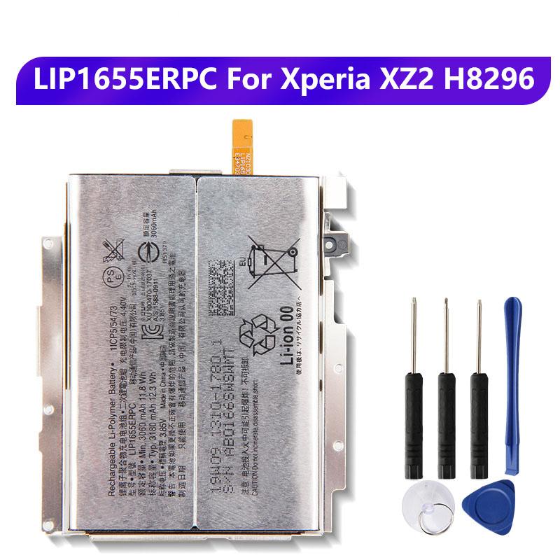 Rechargeable Lithium Battery For SONY Xperia XZ2 H8296 LIP1655ERPC Phone Battery 3180mAh