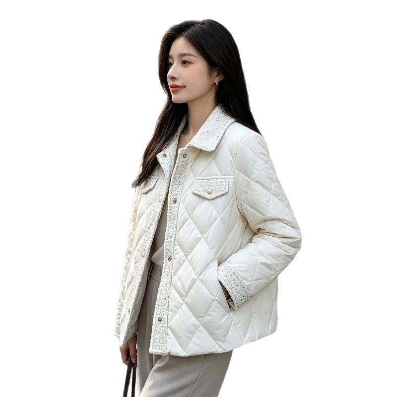 Down jacket women's clothing winter Xiaoxiangfeng short Korean version women's duck down jacket new Pinghu down jacket