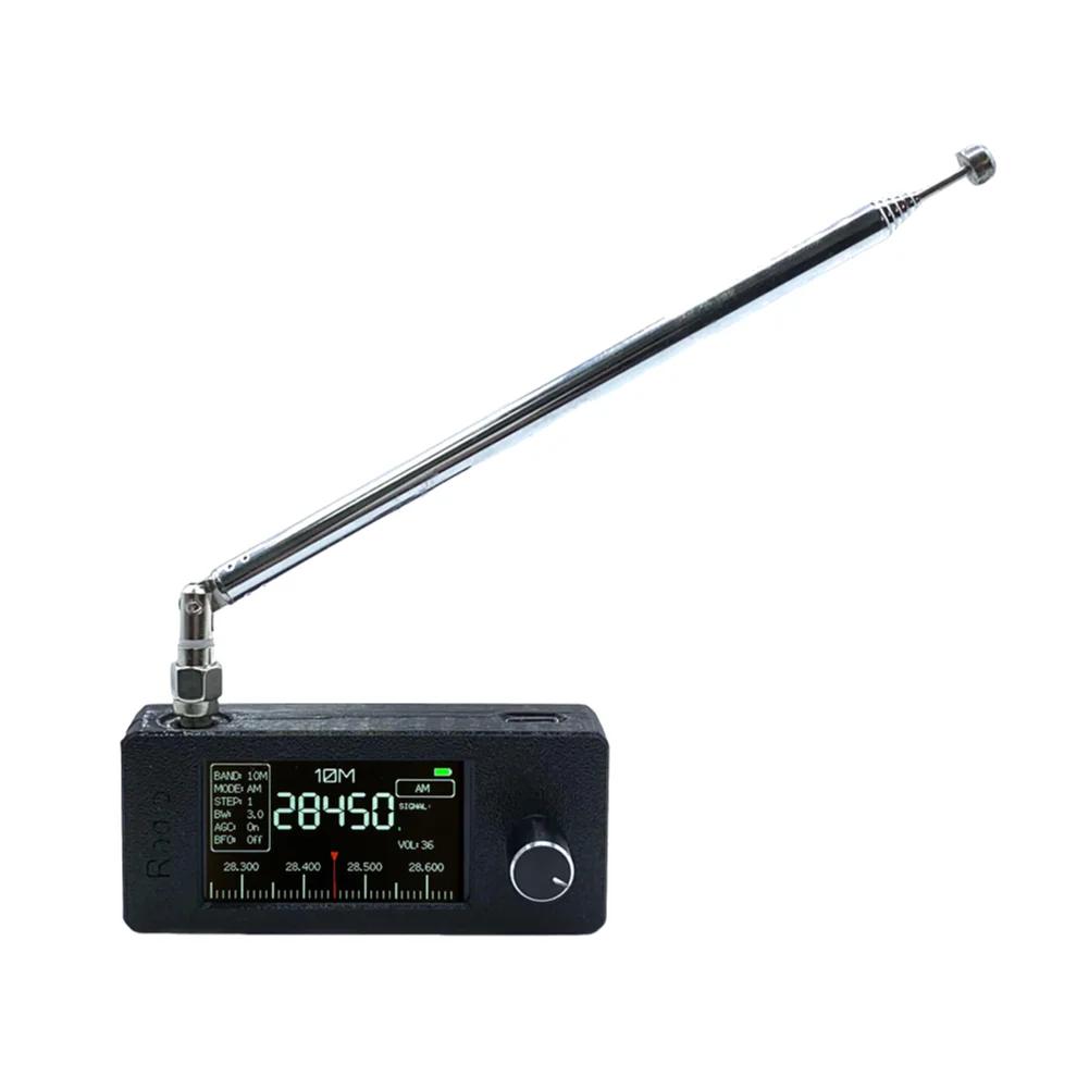 

SI4732 0.5-108mhz Pocket Mini Radio LSB USB AM FM FM/AM Radio 1.9inch IPS Screen HF SW MW VHF Radio with Telescopic Antenna