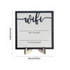 DIY Wooden WIFI Sign Craft for Home Hotel Restaurant, Handmade Wooden Decor Artwork with Carved Design