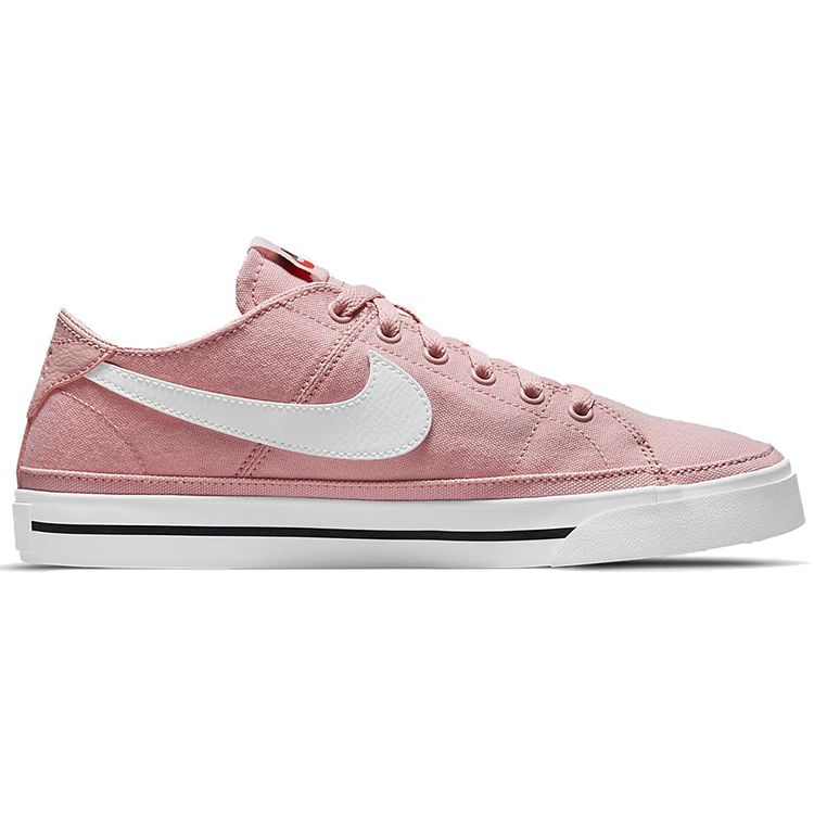 Nike  Court Legacy Canvas Pink Glaze Women Sneakers Black Team-Orange White CZ0294-601