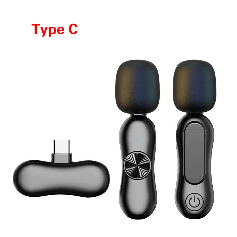 Wireless Lavalier Microphone For Live Streaming/Youtube/Facebook Live Plug And Play Portable Wireless Noise Canceling Microphone