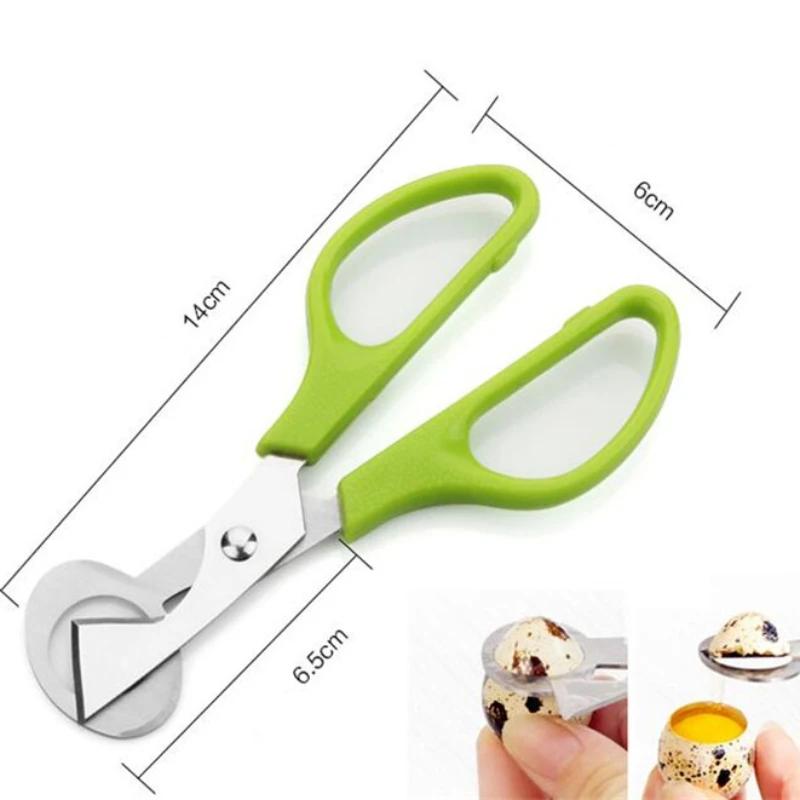 Creative Stainless Steel Cut Whisk Egg Apparatus Pigeon Quail Egg Scissor Bird Opener Kitchen Tool Clipper Gen Eggshell Cutter