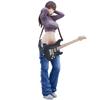 22CM Guitar MeiMei Cool Cowboy Music Girl Doll Collection Standing Action Figure Anime Figure Toy Game Collectible Model Gifts