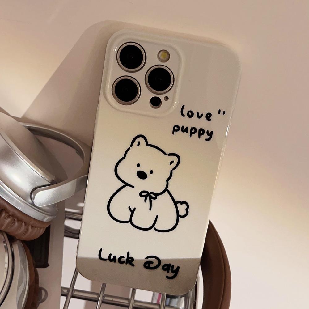 Simple Cute Puppy Phone Case for iPhone 17 iPhone 17 Pro Max