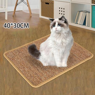 Tapis Griffoir pour Chat Sisal, Tissu Sisal Grand 30x40cm Coussinet Griffoir pour Chat Tapis Griffoir pour Chat Griffoirs Muraux POUR Chat d'Intérieur