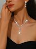 Beliebtes Schmuckset Halskette Ohrstecker Armband