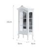 1: 12 Dollhouse Accessories Mini Wooden Collection Cabinet Simulation Furniture