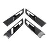Durable Carbon Fiber Style Inner Door Handle Cover Stickers Catch Bowl Trim Insert Bezel Frame for MG4 EVMulan 2022-2024