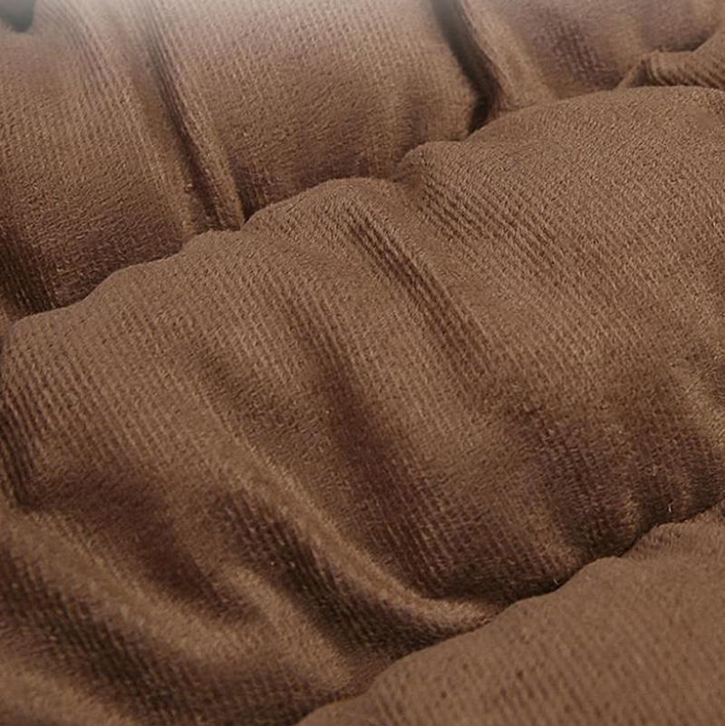 WTEMPO Silk Cotton Car Seat Cushions Winter  Soft Solid Color Cushion Warm Comfortable Mat for Car Truck SUV RV