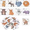 Nesting and Stacking Blocks Stacking Toys for Toddlers Plus Animal Puzzle Toys Set Alphabet ABC Blocks Sorting & Stacking Educational Toys Montessori