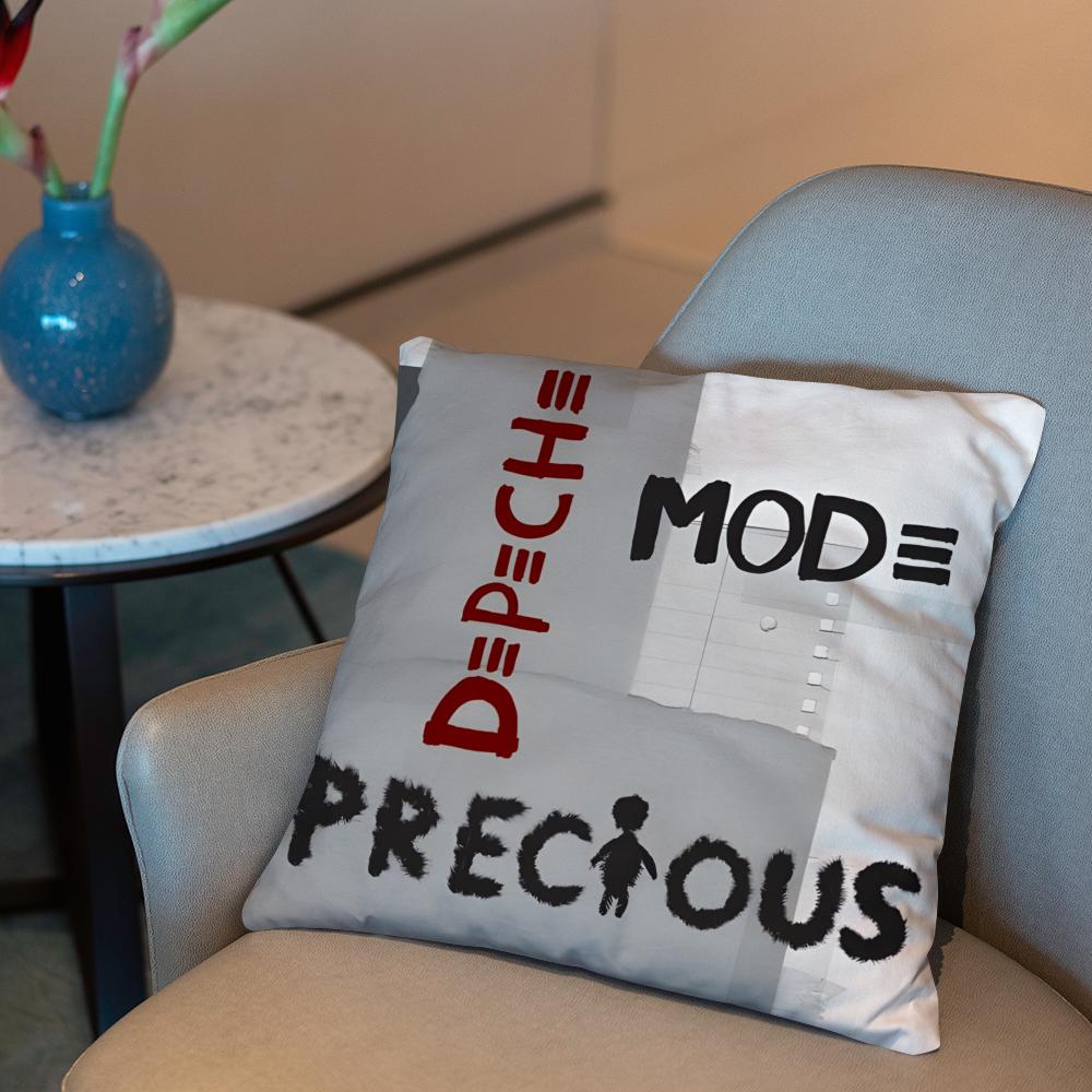 Band D-Depeche M-Mode Memento Mori Cushion Cover 2-in-1 Reversible Plush Pillow Cover | Car/Sofa/Bed | Perfect Gift