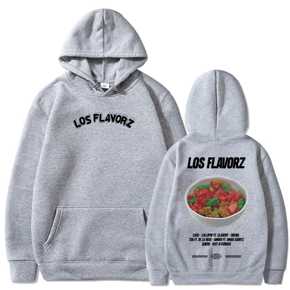 Rapper Dei V LOS FLAVORZ 2025 Album Merch Hoodies Männer Frauen Kleidung Hip Hop Pop Musik Langarm Sweatshirt Übergroßer Pullover
