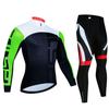 Cycling Jerseys Set 2024 New Summer Bib Pants Quick Dry Men Long Sleeve MTB Bicycle Clothing Autumn Cycling Suits Quick Dry
