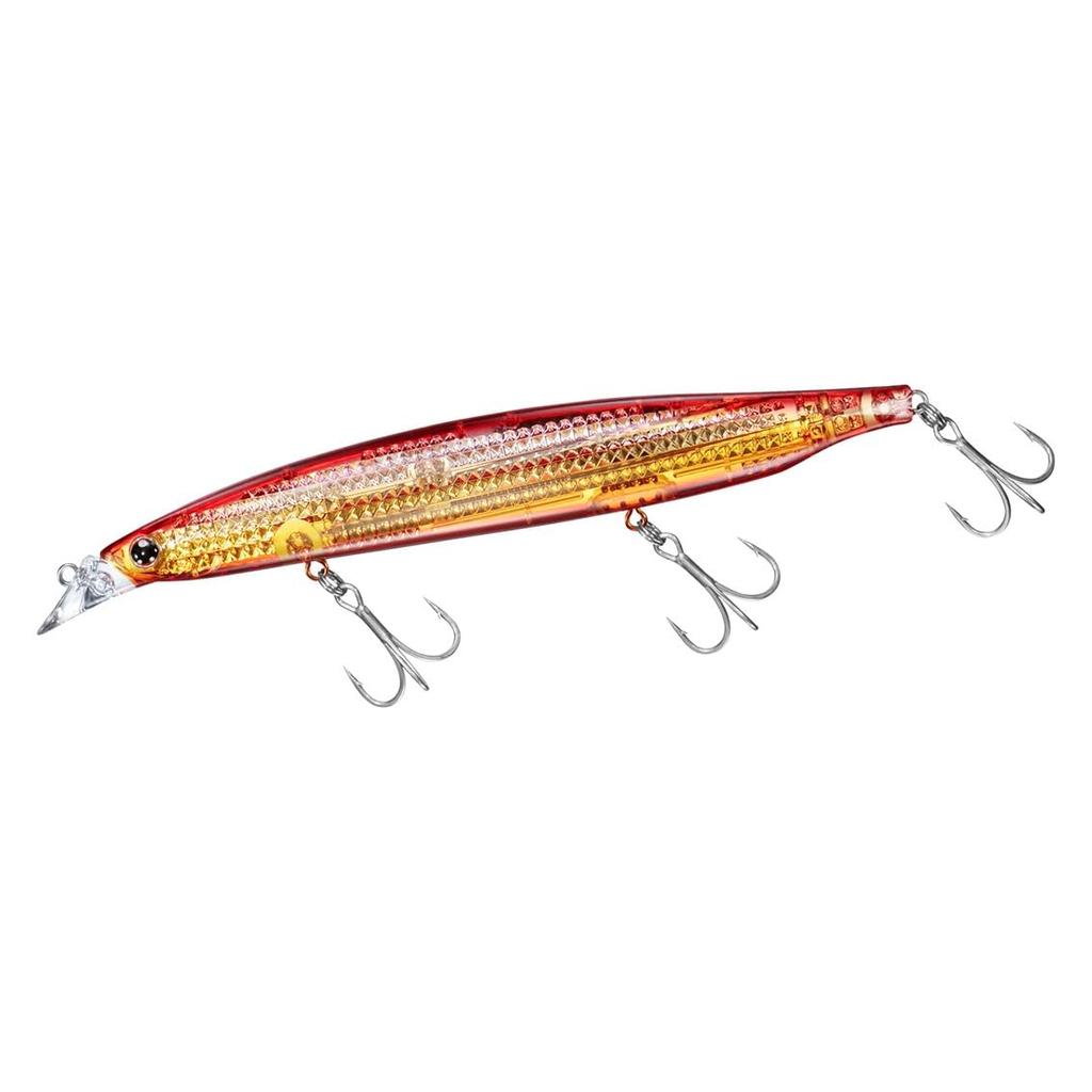 Daiwa Minnow Shoreline Shiner Z Vertis LI Double Red Gold R140F-LI