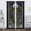 Window Curtain Room Panel Terror Tarot Shades Curtains Child Tulle Bedroom Halloween Decoration Partition Living Polyester Perfect For Master