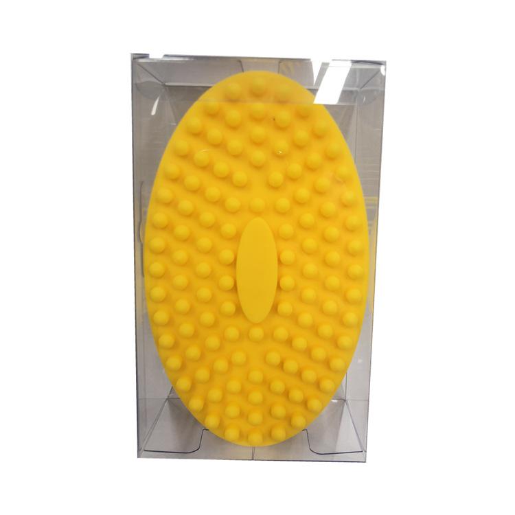 Baby Silicone Bath Brush - Soft Shampoo and Sensory Tactile Brush for Kids.