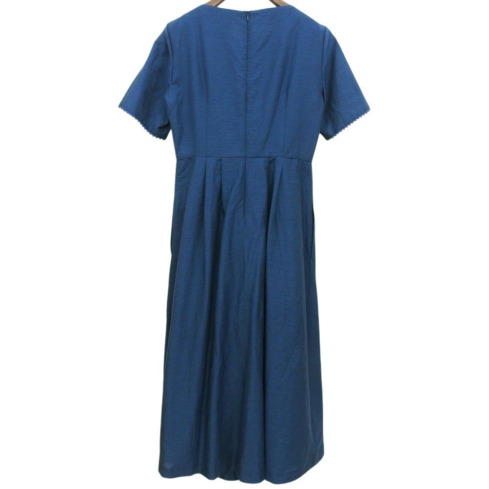 Max MaraWEEKEND Women's linen blend flared dress, navy, size 40, 522115116 dress 40 NavyUsed