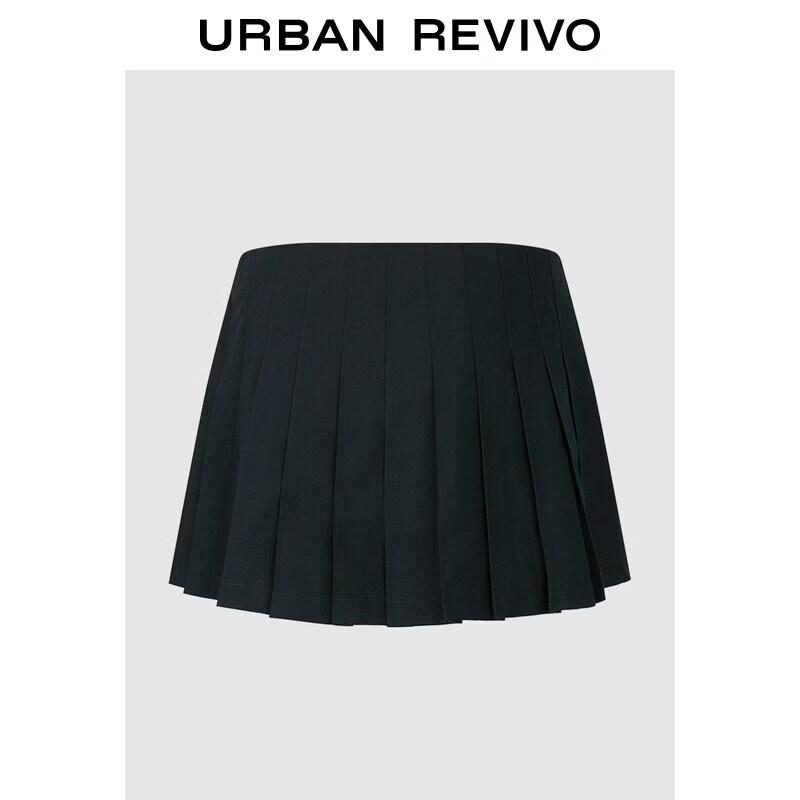 UR2026 Women's Casual Pleated Button Miniskirt