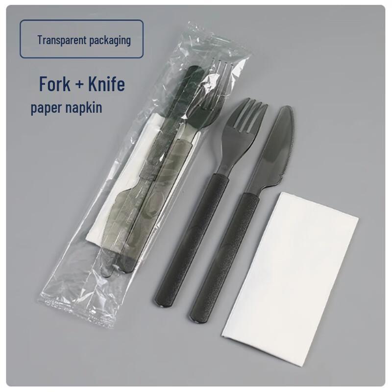 Disposable Cutlery Set with Napkins