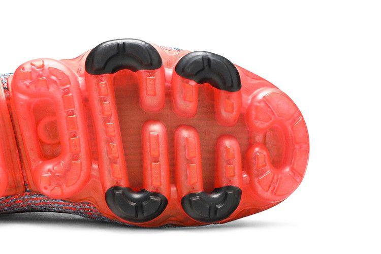 Women's Sneakers Nike Air VaporMax Flyknit 3 Flash Crimson (Women's) Flash Crimson/Black-Cool Grey-Blue Fury